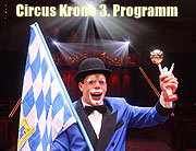 Circus Krone - die 3. Winterspielzeit 2016. Das März Programm bietet Clowns, Tanzende Dackel, Fliegende Girls und ein Wiedersehen mit King Tonga unter dem Motto "Schöön - Traume in der Manege" vom 01.03.-03.04.2016 (©Foto: Martin Schmitz)